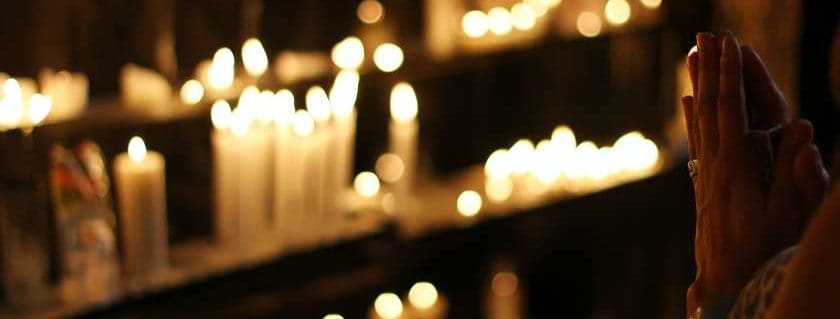 Praying with Prayer Candles