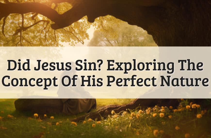 Featured Image - Did Jesus Sin