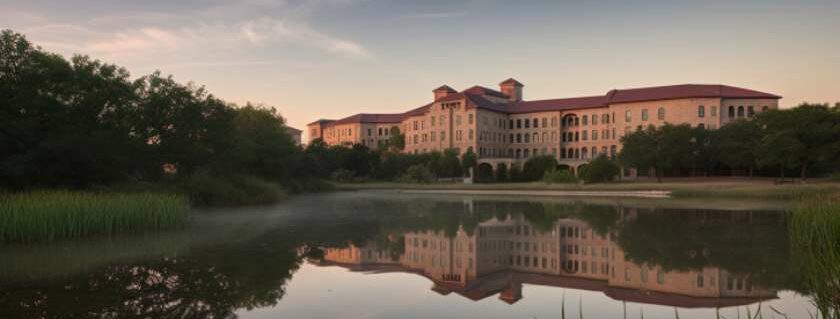 illustration of a christian college in texas