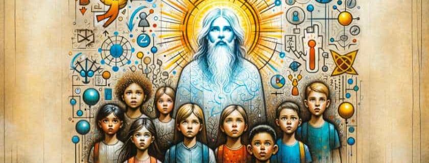 the impact of societal and religious influences on children's perceptions of God's appearance