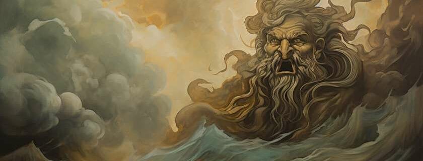 an angry face over stormy seas and 7 things god hates